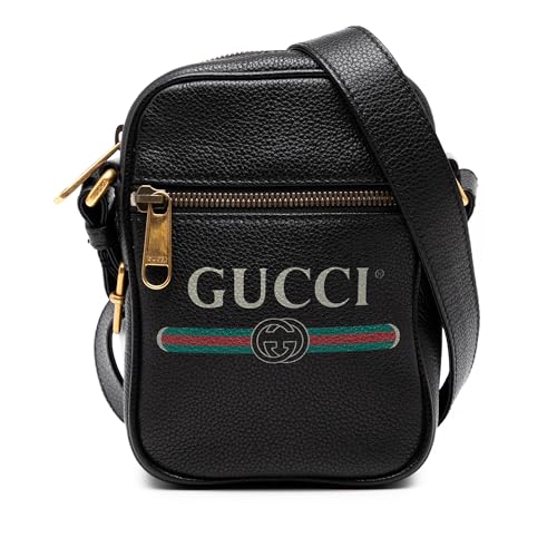Gucci Pre-Loved Mini Crossbody mit Logo aus genarbtem Kalbsleder