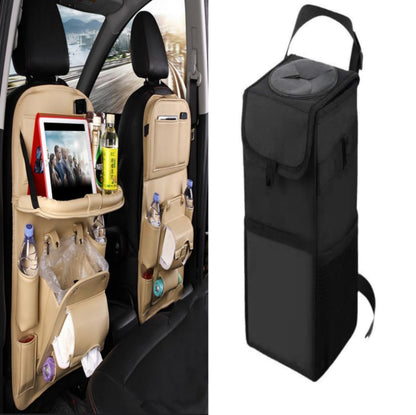 PU Leder Auto Aufbewahrungstasche Multifunktions-Rücksitzablage Hängetasche Wasserdichter Auto-Organizer Automotive Interieur Zubehör