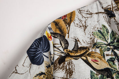 Slim Fit Kontrastfarbenem Aufdruck Hemd