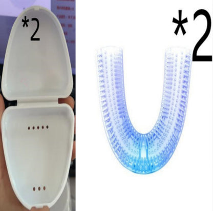 Drehfunktion U-förmig Aufhellend USB-Ladefunktion Automatischer 360°-Mundreiniger