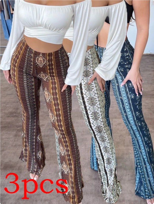 Hochelastische Bedruckte Hose