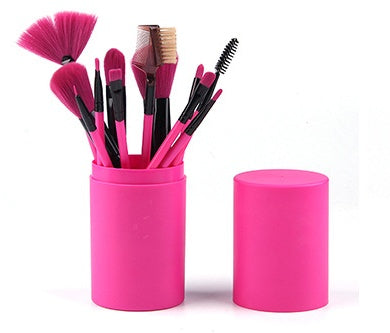 Rouge Lidschatten Wimpern Highlighter 12-teiliges Make-Up Pinselset