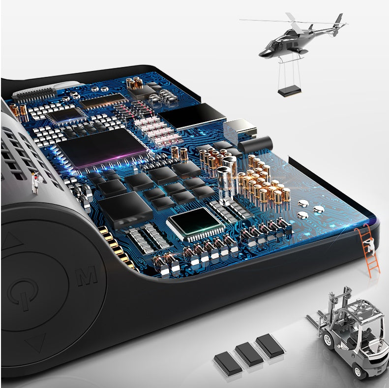 1080P high-resolution dashcam with three recordings