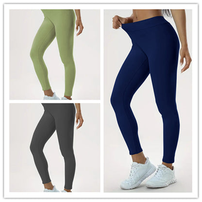 Hochelastische Yoga-Hose mit hoher Taille