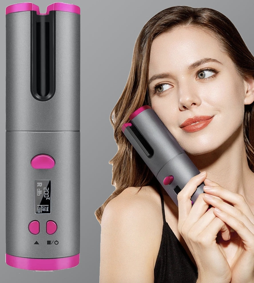 Multifunctional automatic cordless curling iron