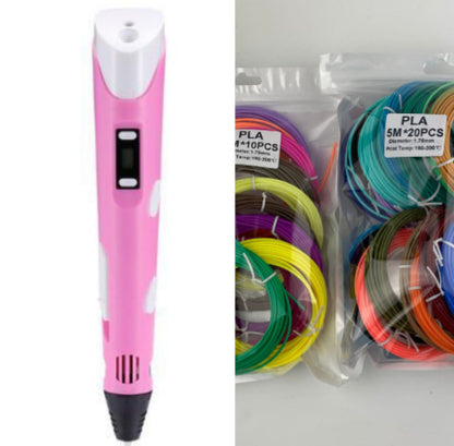 D-Druckstift, 3D-Stift der zweiten Generation, Graffiti, 3D-Stereoskopie-Pinsel, Kinderpuzzle-Malspielzeug