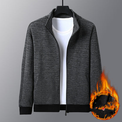 Stand-up collar sporty casual jacket