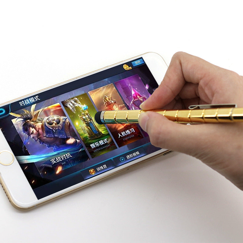 Stressabbau-Spielzeug-Geschenkbox, lustiges schwarz-goldenes Set, Fidget-Magnetstift mit Kugelschreiber