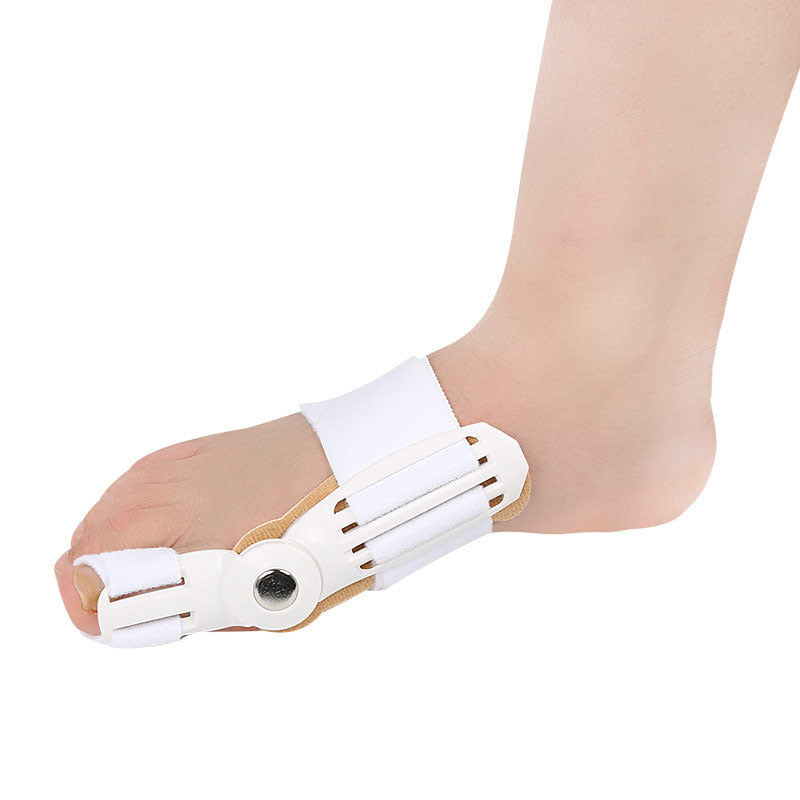 Hallux valgus corrector, toe correction cuffs made of plastic