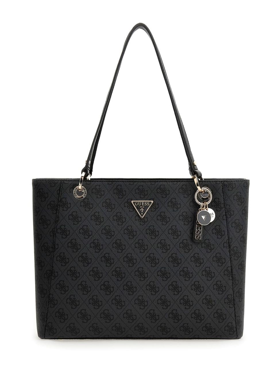GUESS Noelle II Tote Coal Logo Woman