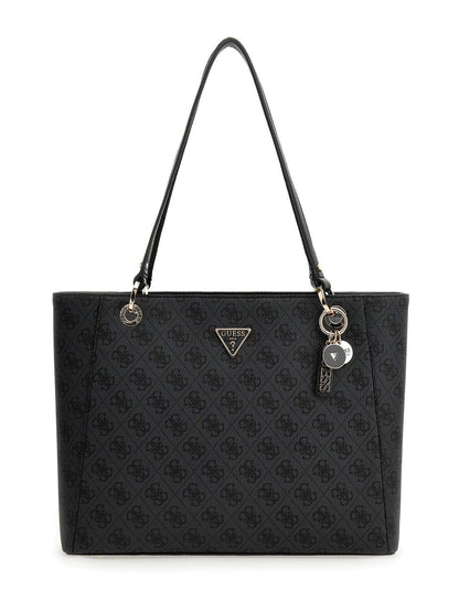 GUESS Noelle II Tote Coal Logo Woman