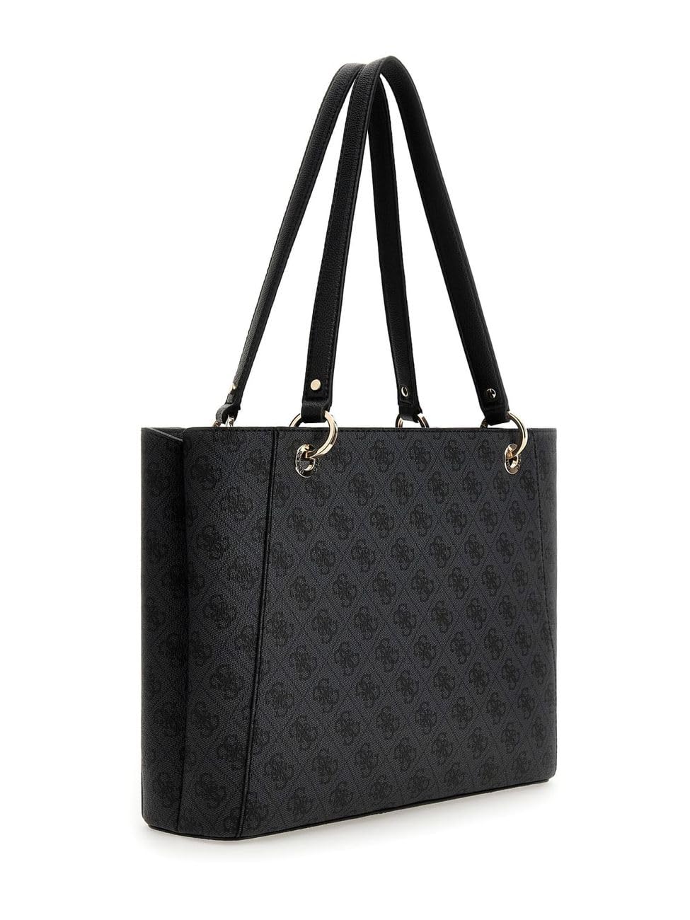 GUESS Noelle II Tote Coal Logo Woman