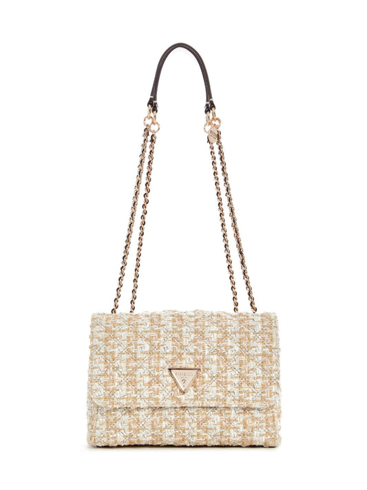 GUESS Damen  Giully 2 Compartment Convertible Flap Gold