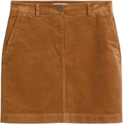 Marc OߴPolo Damen Cordrock mit Stretch-Anteil kurz, Braun (Warm Brown)