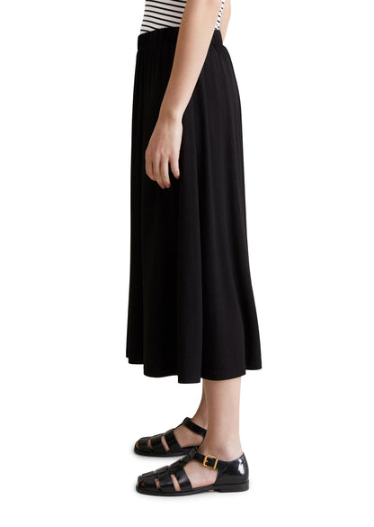 Marc O'Polo Denim Damen Jerseyrock mit Stretch-Anteil Relaxed Fit, Schwarz (Black)