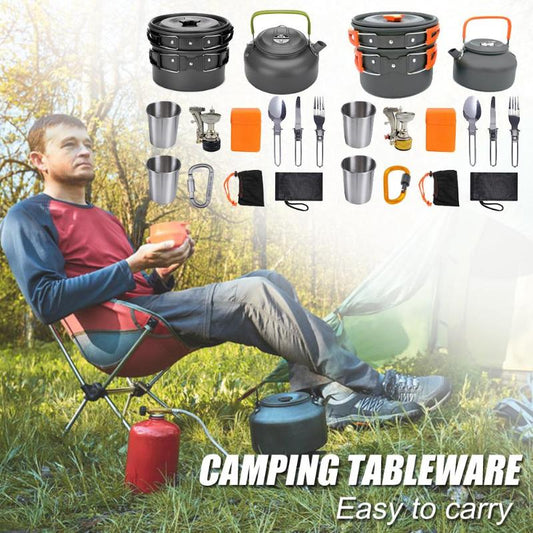 Aluminium Ausrüstung Outdoor Camping Kochgeschirr Set