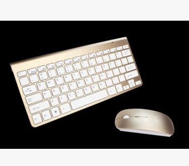 2.4 GHz wireless keyboard and mouse, portable mini keyboard and mouse set for notebooks, laptops, Macs, desktop PCs, computers, smart TVs and PS4
