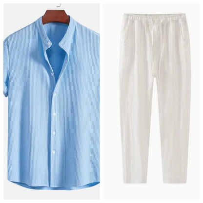 Kurzarm Locker Geschnitten Hemd