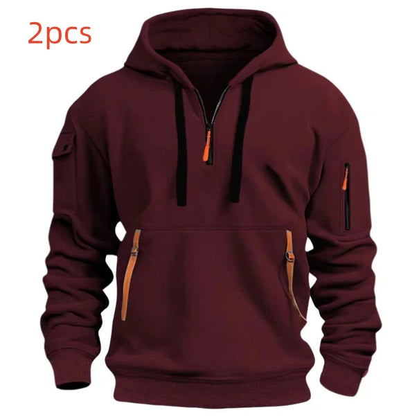 Modische Kapuzenpullover mit überschnittenen Schultern