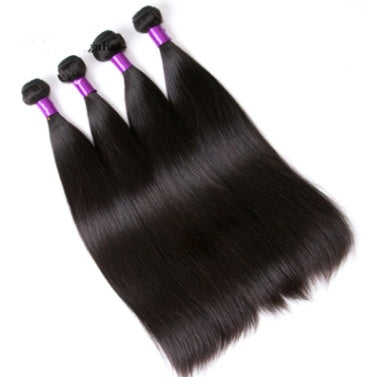 Real hair, straight, from Brazil, highly sought after, natural color