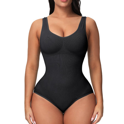 Seamless bodysuit corset style
