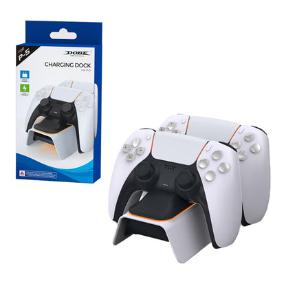 PS5-Gamepad-Doppelladegerät, kabelloses PS5-Gamepad-Ladegerät