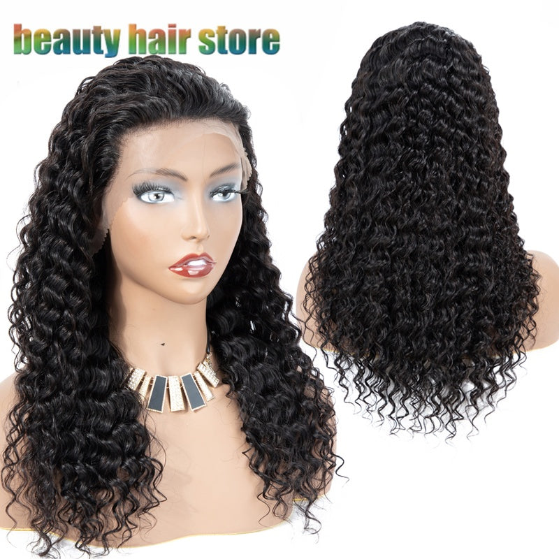 Brazilian Kinky Curly Lace Front Real Hair Wigs