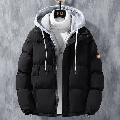 Zweiteiler Winddicht Baumwolle Casual Kapuzenjacke