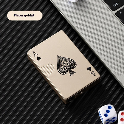Pokerkarten Design Metall Feuerzeug