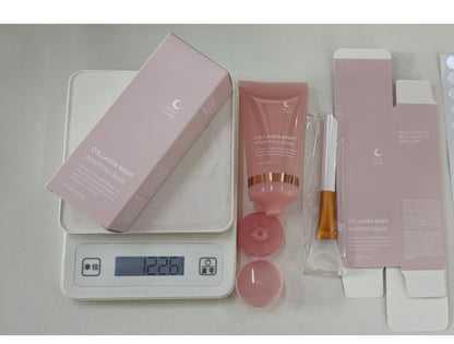 Natürliche Inhaltsstoffe Kollagen Schlafmaske