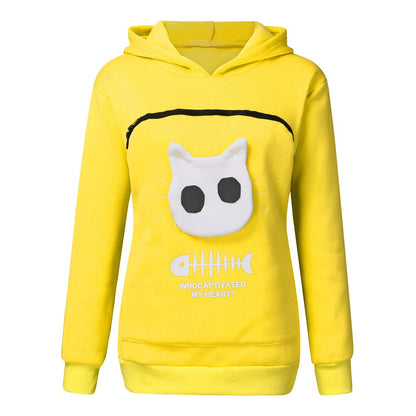 Katzenmotiv Tasche Katzen Outfit Sudadera con capucha