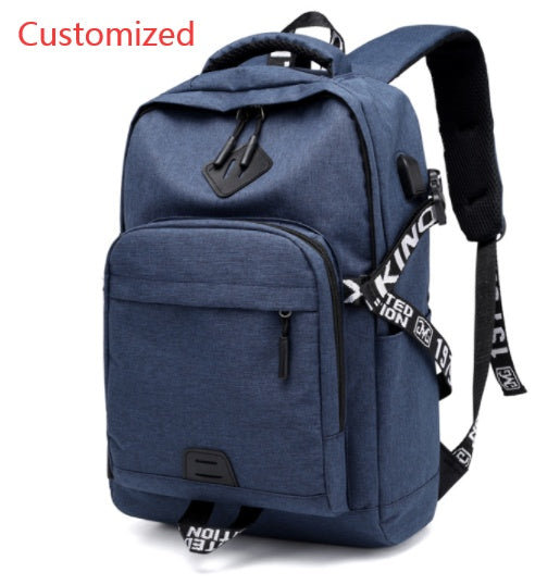 Laptop backpack with USB charging function 