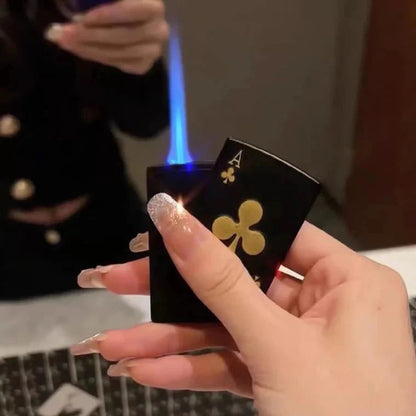 Pokerkarten Design Metall Feuerzeug