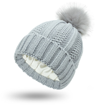 Modische Dehnbare Gefütterte Beanie Mütze