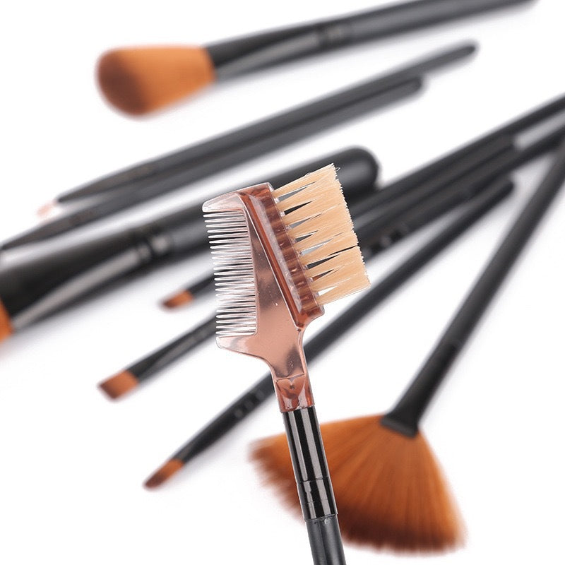 Rouge Lidschatten Wimpern Highlighter 12-teiliges Make-Up Pinselset