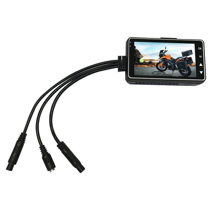 Frontlinse Rücklinse Saugnapf Buck-Kabel Motorrad-Dashcam Set