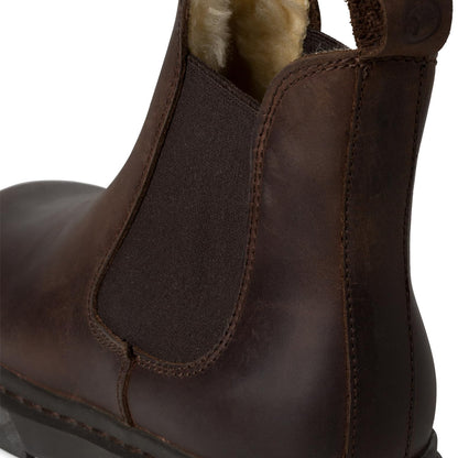 Tamaris women's leather boots, brown