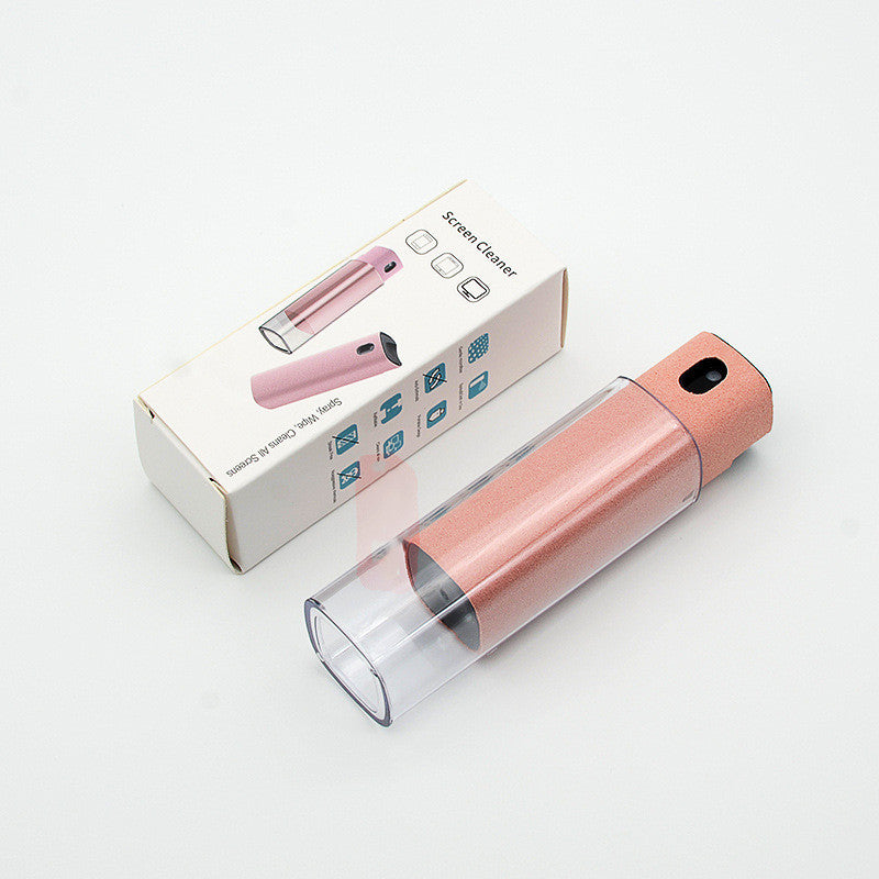 2-in-1 set for cleaning mobile phone and computer screens: microfiber cloth for dust removal