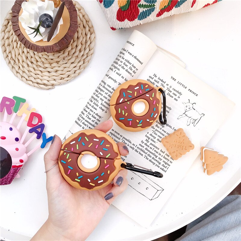 Donut-Motiv Silikon Schutzhülle