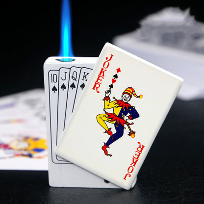 Pokerkarten Design Metall Feuerzeug