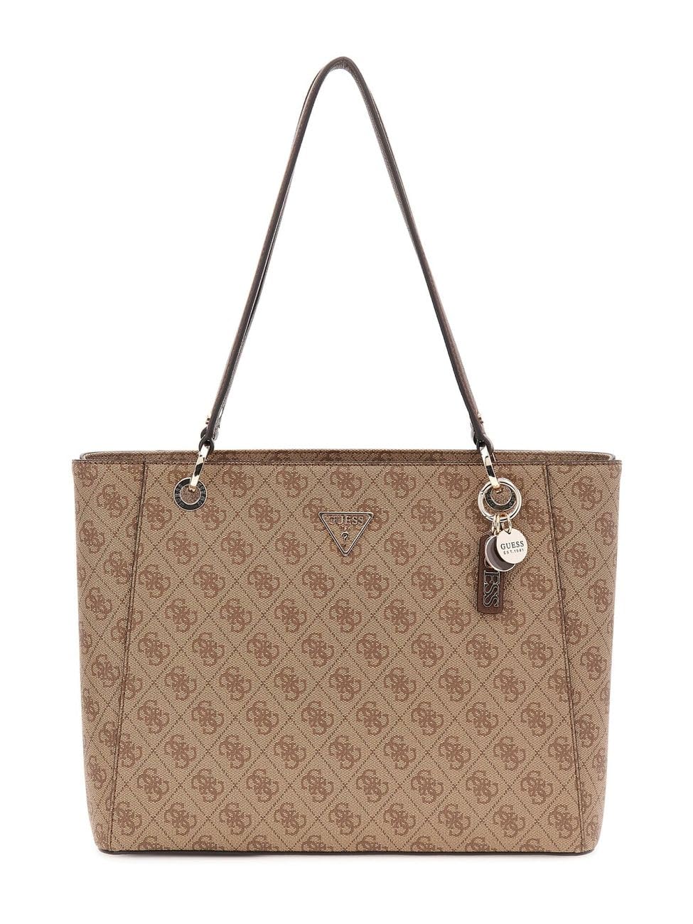 GUESS Noelle II Tote Coal Logo Woman