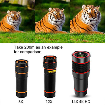 Mobile phone telescopic lens