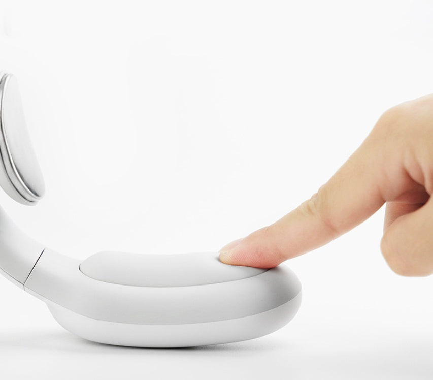 Neck and shoulder massager with smart remote control