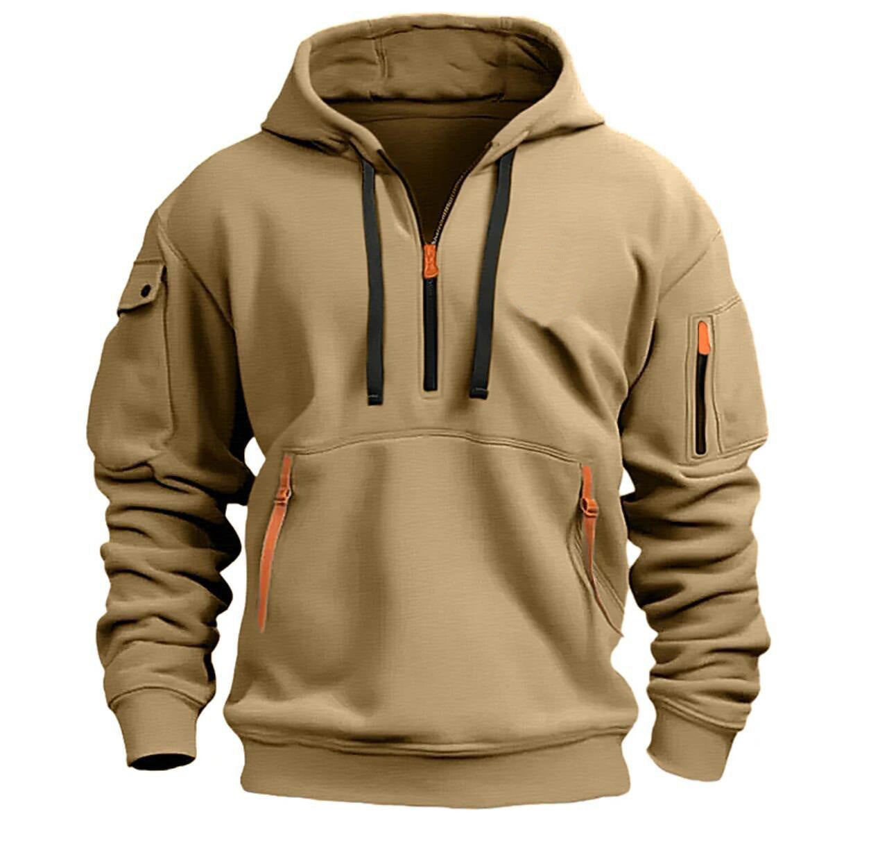 Modische Kapuzenpullover mit überschnittenen Schultern