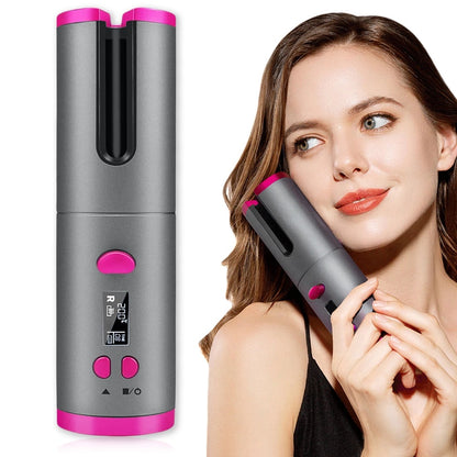 Multifunctional automatic cordless curling iron