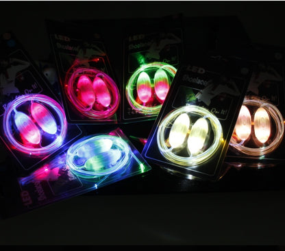 Cierre de zapatos deportivos LED