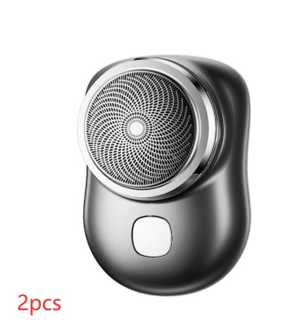 Mini-Gesichtsrasierer, kabellos, wiederaufladbar per USB, elektrisch, Nass- und Trockenrasur, schmerzfreie Rasur, kompaktes Gerät für Unisex