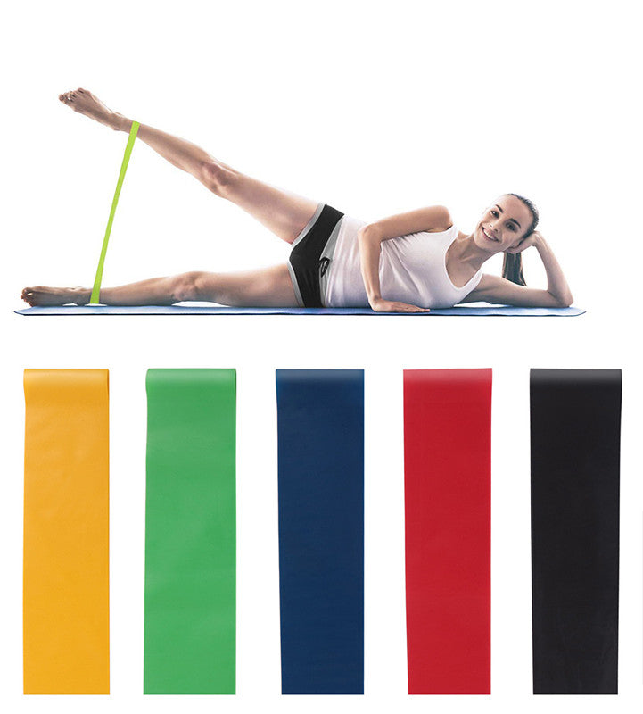 5 resistance levels of elastic bands for yoga training