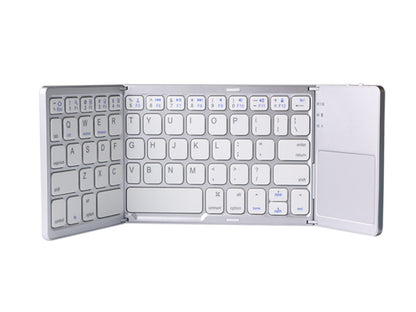 Ultra-thin, tri-fold touchscreen keyboard