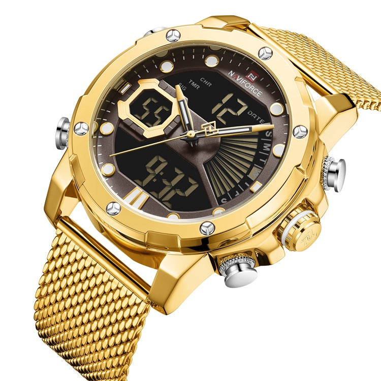 Edelstahl Armbanduhr